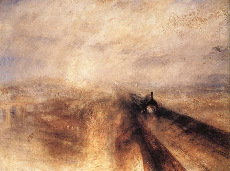 J.M.W. Turner Rain,Steam and Speed the Great Western Railway china oil painting image